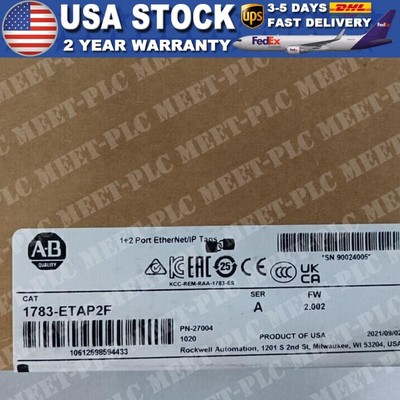 New AB 1783-ETAP2F Stratix 5950 EtherNet/IP Tap 1783ETAP2F US Free Tax