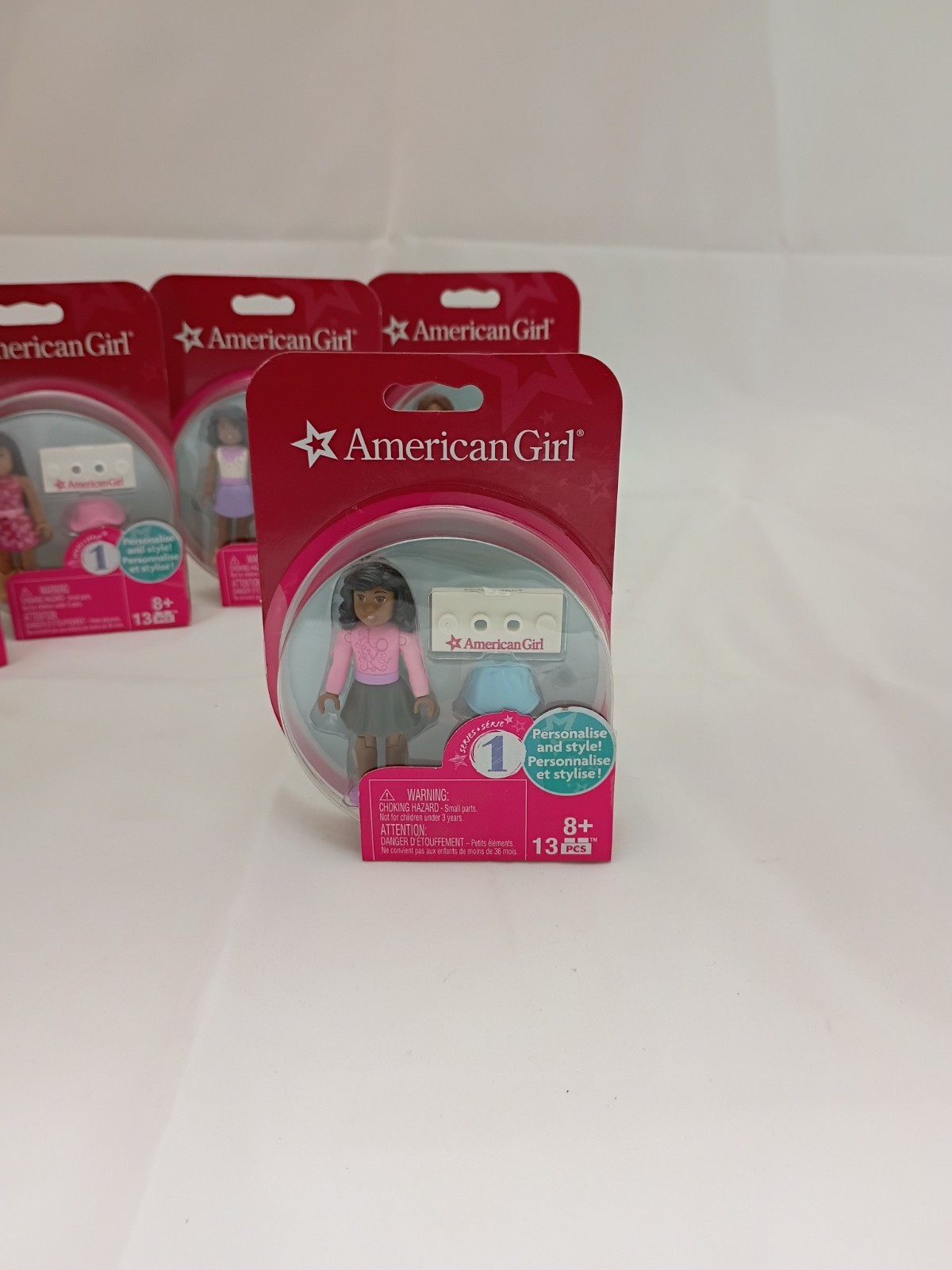 American Girl Mini Figures Mega Bloks Series 1 COMPLETE 2015 Awesome Set!
