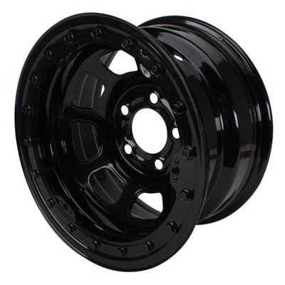 Bassett58D5475WL 15X8 D-Hole 5x5 4.75 In Wissota Beadlock Wheel