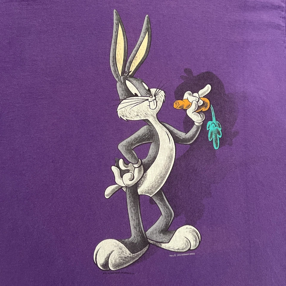 Camisa Looney Tunes Bugs Bunny 1993 De Colección Rara Talla XL Extra Grande Foto 2 de 4