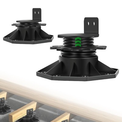 12Pack Adjustable Deck Support Pedestal Deck Foundation Base Support，Used for...