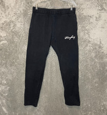 Pacsun Playboy Women Comfy Lounge Embroidered Slim Fleece Sweatpants M Black
