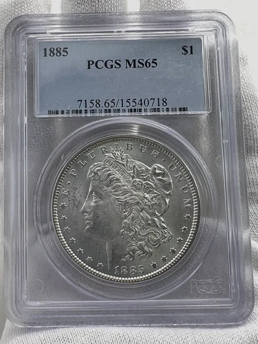 1885-P $1 Morgan Dollar PCGS MS65 Philadelphia 90% Silver US Coin