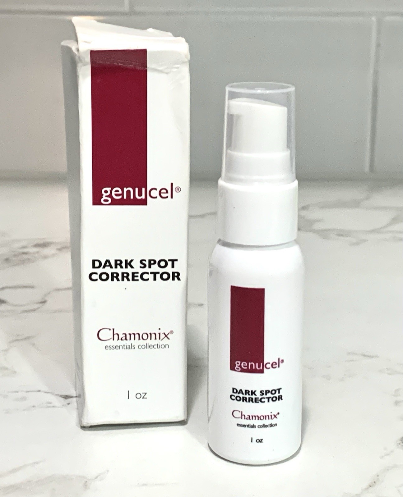 Chamonix Genucel dark spot corrector Essentials Collection - full size NIB