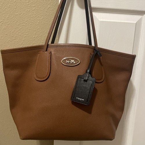 Coach F1482 Handtasche Beuteltasche Schultertasche Logo Leder braun GV gebraucht 8e5cab998120291 - Bild 1 von 14