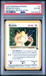 Meowth 10/53 WOTC Black Star Promo Holo Game Boy