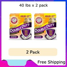ARM HAMMER Double Duty Cat Litter, Advanced Odor Control Clumping Cat Litter