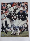 Emerson Boozer Signed 8x10 Photo w/Claremont Shows COA - Jets, Maryland State