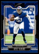2021 Panini Playbook Azeez Ojulari Rookie New York Giants #163