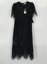 Tuckernuck Black Catalina Midi Dress sz XS NWT