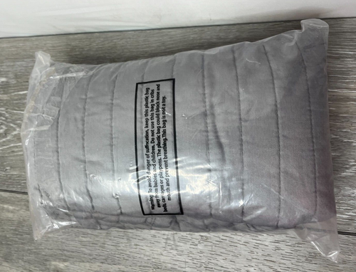 Threshold Cotton Sateen Quilted Sham, Dark Gray King Size - Picture 3 of 6