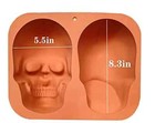 EXTRA LARGE SKULL MOLD, Realistic Chocolate Mold, Halloween Cake Decoration,