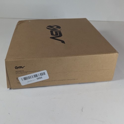 10 Port PoE Switch DIN Rail (8 PoE & Gigabit & SFP Uplink) 96W Unmanaged 802.3at - Picture 2 of 8