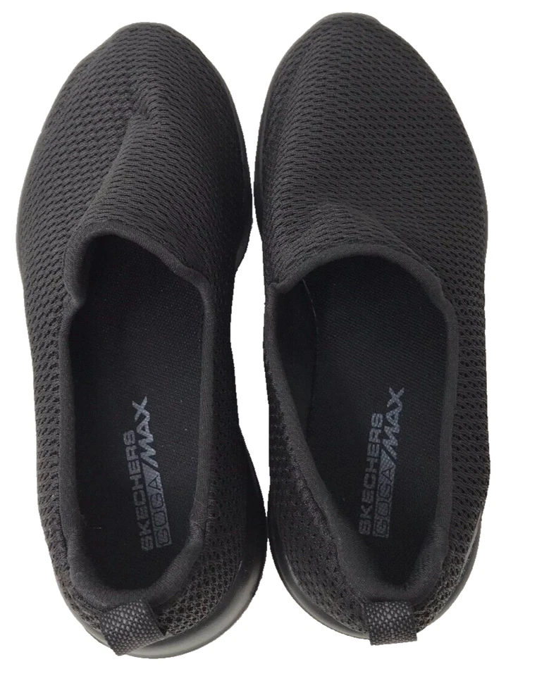 Zapatos para caminar Skechers para mujer Go Walk sin cordones negros AMPLIOS talla: 6 #15600W 86W Foto 4 de 4