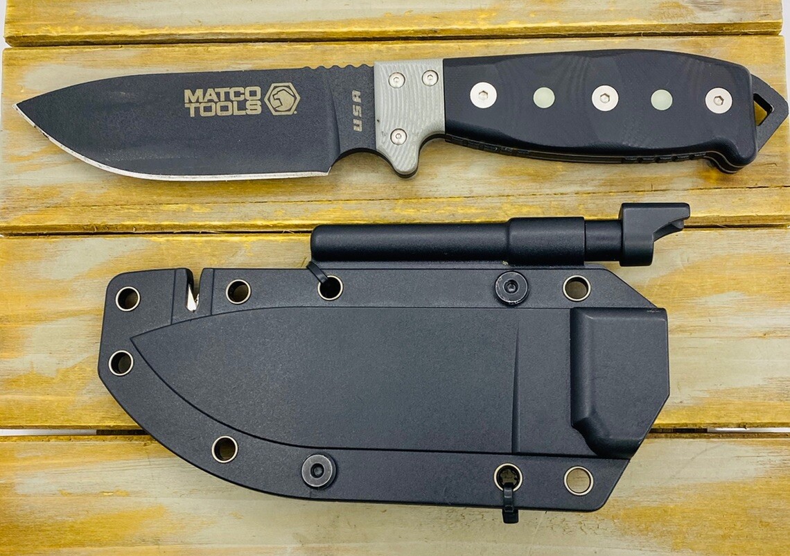 RARE Matco Tools Utica cutlery co UTKS4 sports survival fixed blade