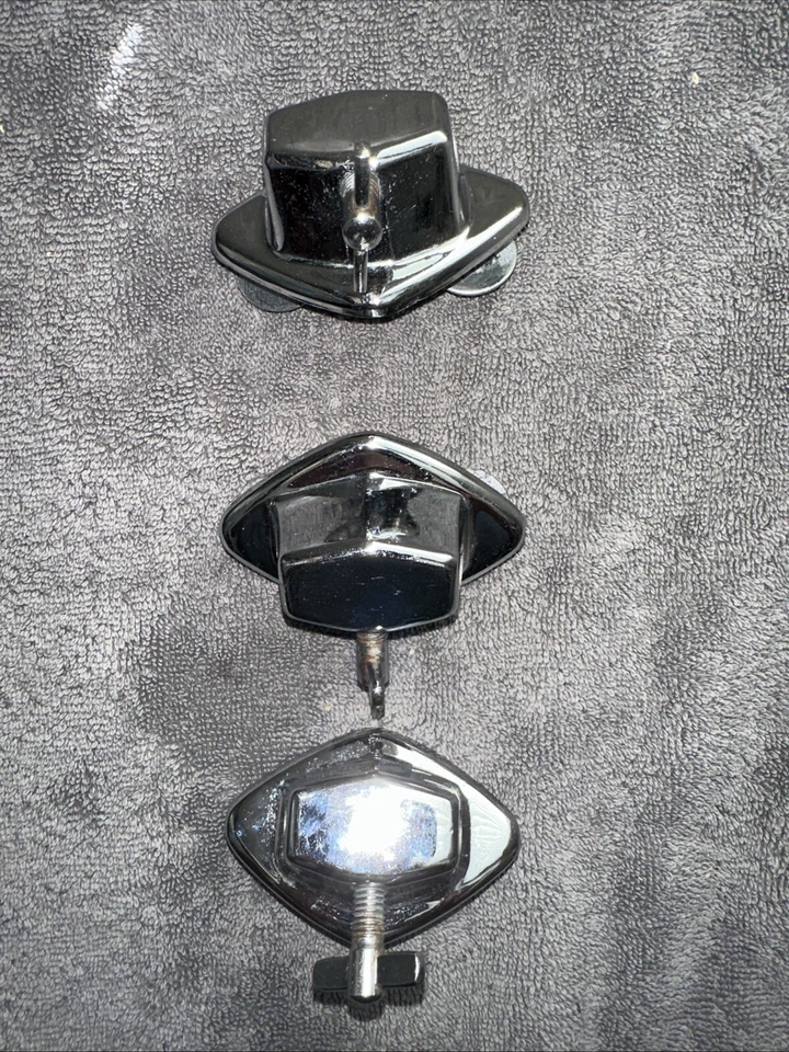 (3) 复古珍珠六角式低音鼓 Tom Rack 安装支架支架 20 世纪 60 年代/70 年代 — 第 2/4 张图片