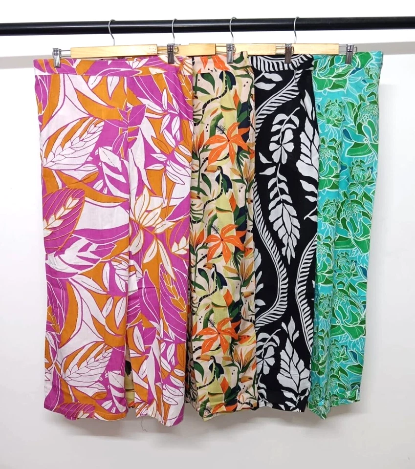 Women's Casual Nature Print Tie knot Top or Pocket Pant Co Ord Set Wholesale Lot - Image 3 of 4