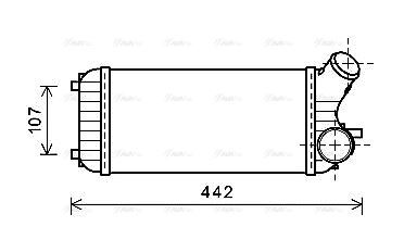 FD4472 AVA Intercooler FIT FORD GRAND C-MAX (2011) 1.6 TDCI