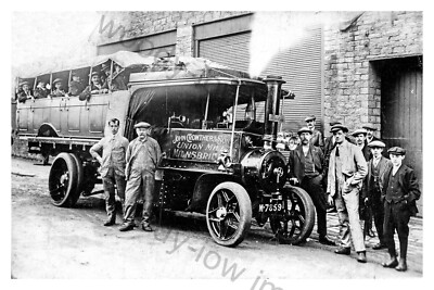 pt0007 - Dampfbus - Crowther & Son Union Mill, Milnsbridge - Druck 6x4