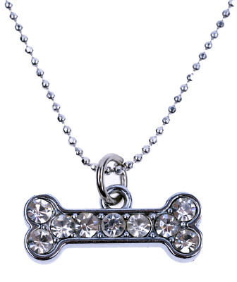 Cute BONE Knochen PIN UP Halskette / Schmuck Rockabilly