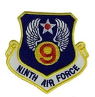 美国空军第 9 空军 9 AF 贴片 SHAW AFB VETERAN AIRMAN