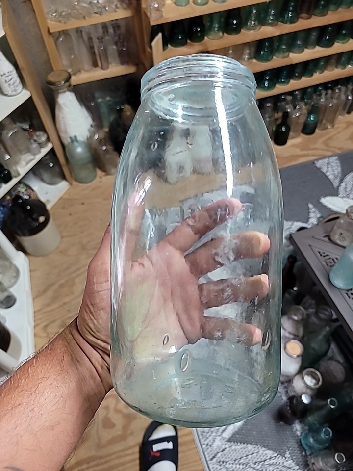 Half Gallon The Gem Fruit Jar eBay