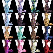 Men  s Colorful Jacquard Necktie Pocket Square Wedding Handkerchief Ties Set