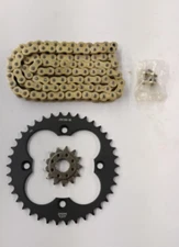 JT SPROCKET SET AND GOLD X-RING CHAIN 520x120 KIT - HONDA TRX450R TRX450ER 06+