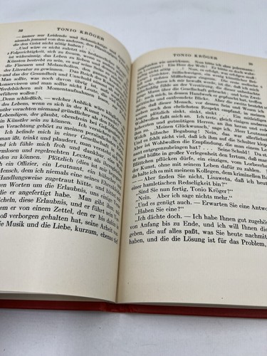 Thomas Mann ~ Tonio Kröger ~ Hardcover German 1931 - Imagen 11 de 11