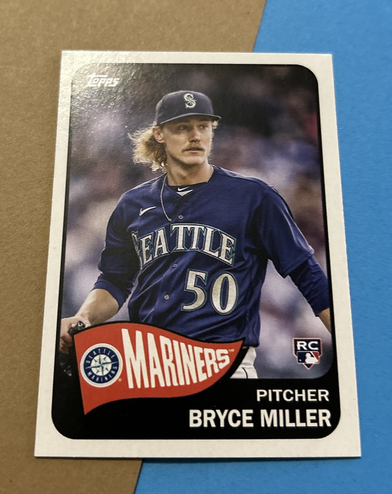 2023 Topps Archives - 1965 Topps #143 Bryce Miller (RC) Seattle Mariners