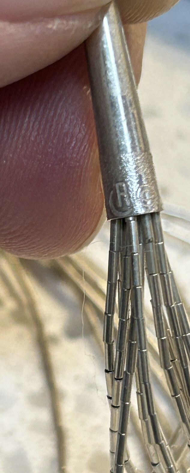 Native sterling silver liquid silver Adjustable N… - image 3