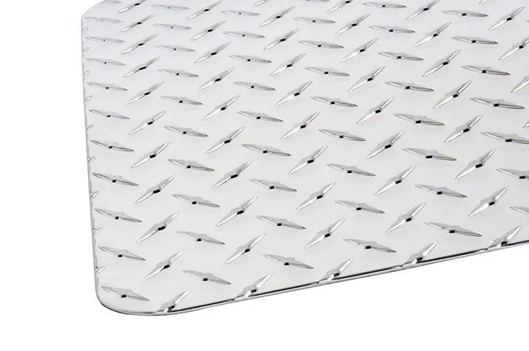 Dee Zee Silver Diamond Plate Mud Flaps Fits Chevrolet Dodge Ford GMC RAM Jeep - Image 3 of 4