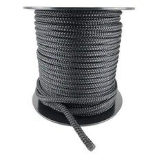 16mm Black Quality Double Braid on Braid Polyester Mooring Marine Rope