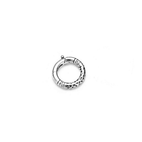 1pc 12mm/14mm Sterling Silver Spiral Spring Ring Clasp for Bracelet Necklace - Picture 10 of 10