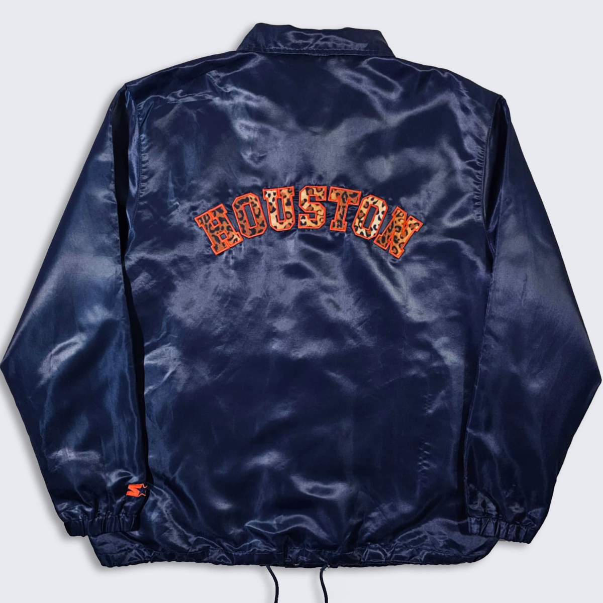 Houston Astros Cheetah Print Starter Coach's Jacket - MLB Houston Astros Cheetah Print Starter Coach's Jacket - MLB