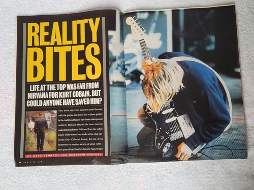UNTERHALTUNG WÖCHENTLICH APRIL 22 1994 NR. 219 MAGAZIN LEBEN & TOD VON KURT COBAIN MS159 - Bild 5 von 5