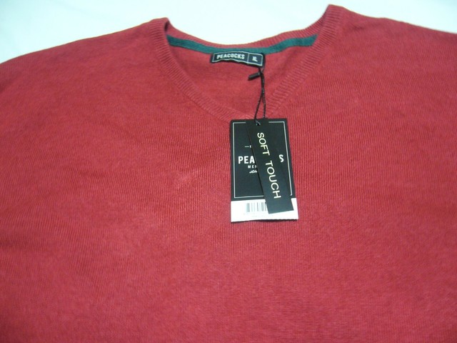 peacocks mens jumpers