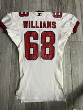 1999 GAME WORN STARTER WILLIAMS CALGARY STAMPEDERS CFL FOOTBALL JERSEY 42