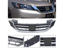 Fit For Honda Accord Sedan 2013 2014 2015 Chrome Front Bumper Upper Grille Grill