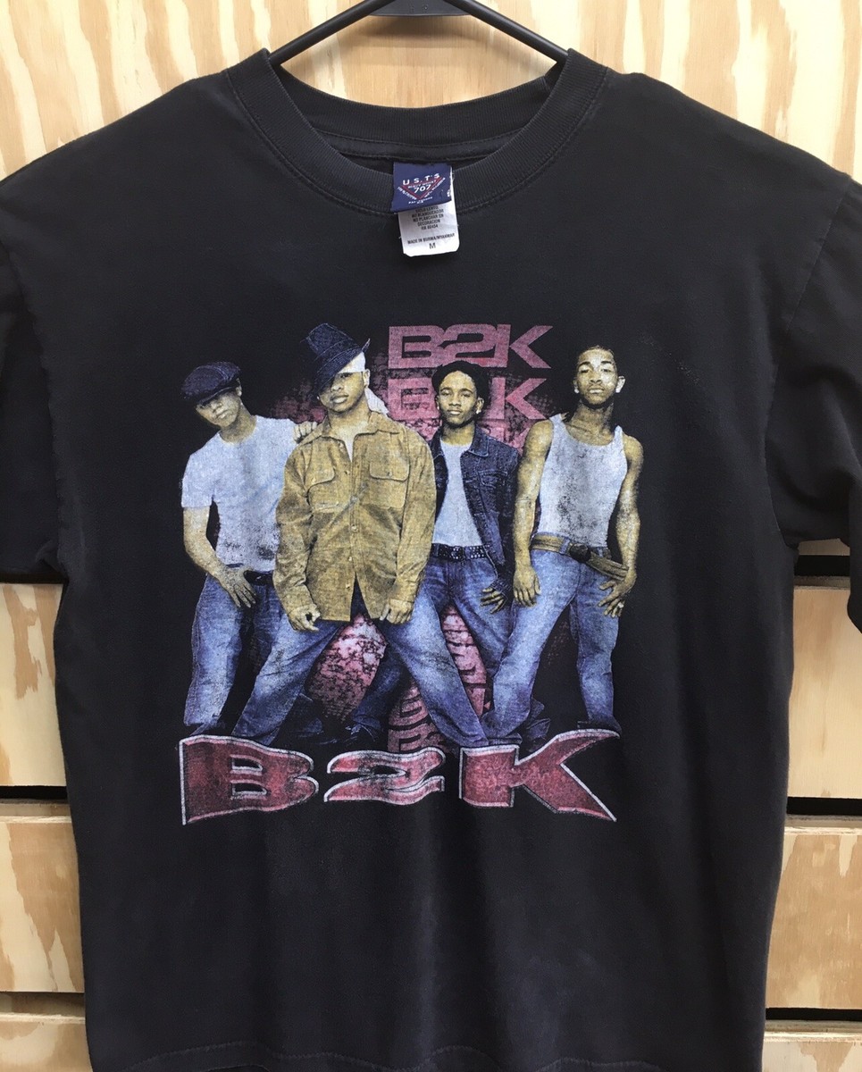 Vintage 90's B2K Scream Tour III Shirt Size Medium Rap Tee Nick