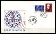 Geophysicist, Astronomer Christopher Hansteen. Magnetic Card.FDC. Norway 1984