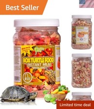 Healthy Reptile Food with Large Feeding Cup - Instant Meal for Turtles 5.5 oz