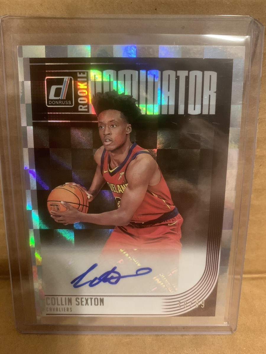 【99シリ RC AUTO】COLLIN SEXTON　DONRUSS 2018-19 Panini Donruss Collin Sexton Rookie Dominator