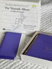 Creative Memories The Triumph Album Forget Me Not 7x7 Purple Album New