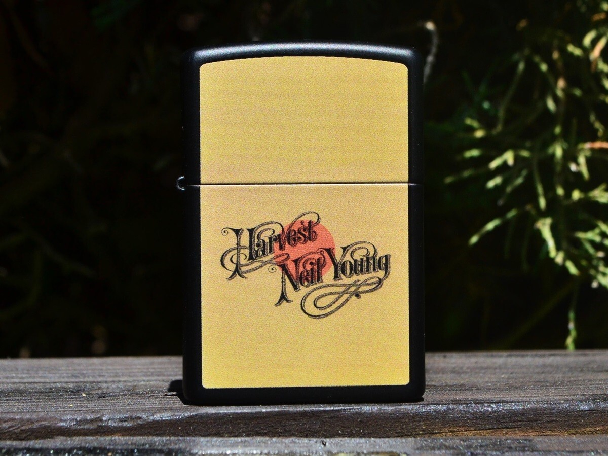 Neil Young Harvest Album Cover Zippo Lighter - Heart of Gold