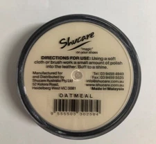 OATMEAL Shoe Polish Cream - for  Leather SHOES / BOOTS/ Bags SHUCARE