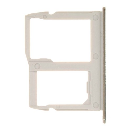 SIM Micro SD Card Tray for LG Stylo 6 Silver Replacement Repair Replace Part - 第 2/2 張圖片