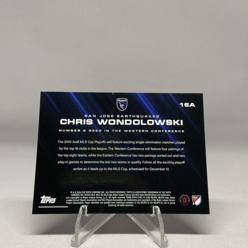 2020 Topps MLS Playoffs Red /10 Chris Wondolowski #16A - Picture 7 of 13