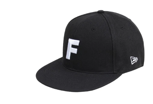 FTP 2022 FuckThePopulation No Competition Logo Fitted Hat Black