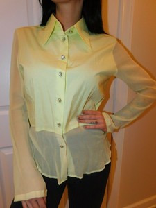 pale yellow blouse